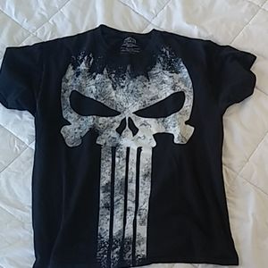 Mens Marvel Punisher Short Sleeve Graphic Tee